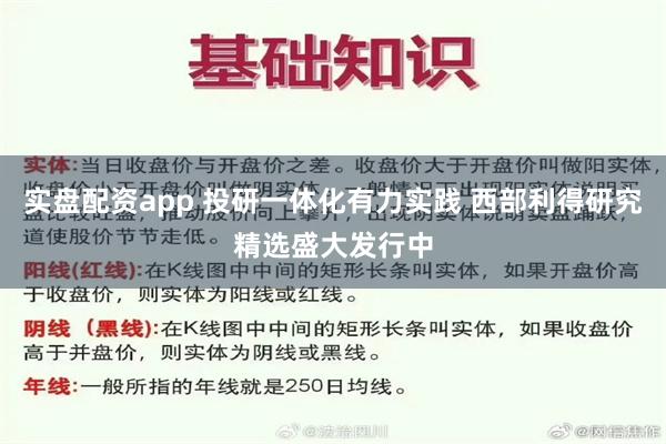 实盘配资app 投研一体化有力实践 西部利得研究精选盛大发行中