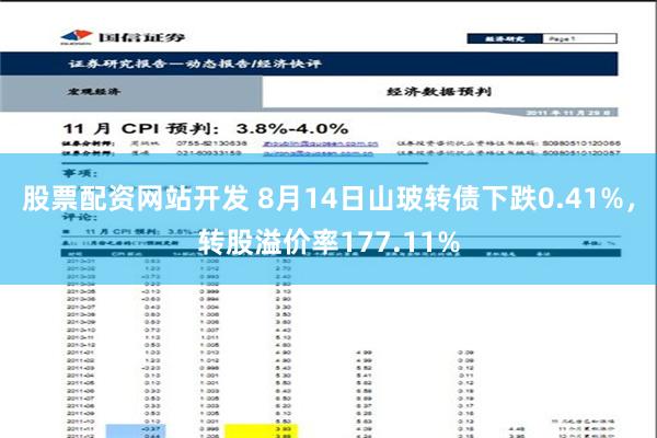 股票配资网站开发 8月14日山玻转债下跌0.41%，转股溢价率177.11%