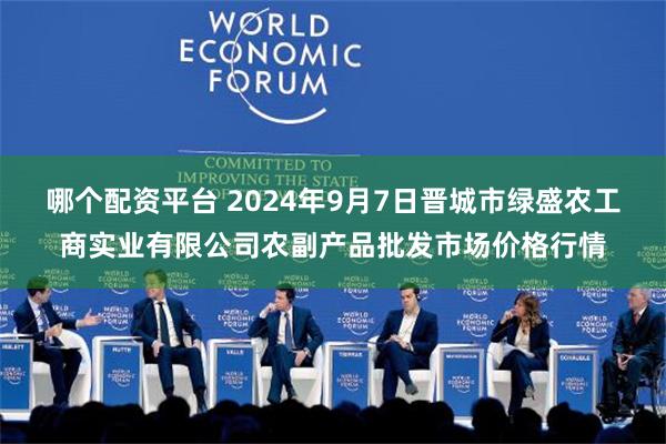 哪个配资平台 2024年9月7日晋城市绿盛农工商实业有限公司农副产品批发市场价格行情