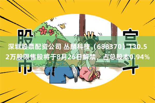 深圳股票配资公司 丛麟科技（688370）130.52万股限售股将于8月26日解禁，占总股本0.94%